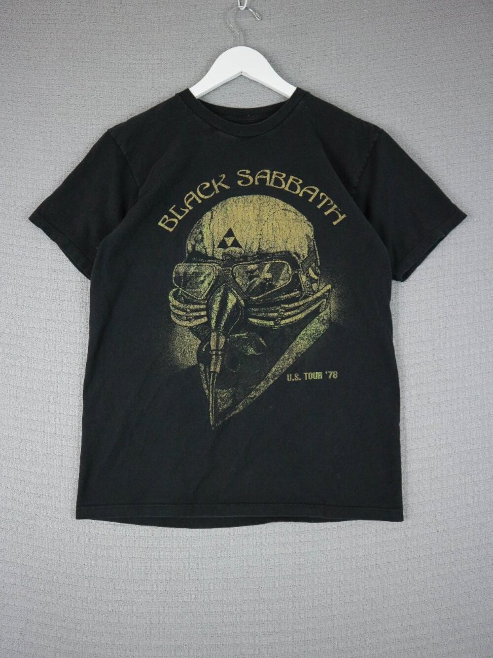Black Sabbath US Tour 1978 Reprint Tee Mens Black Medium